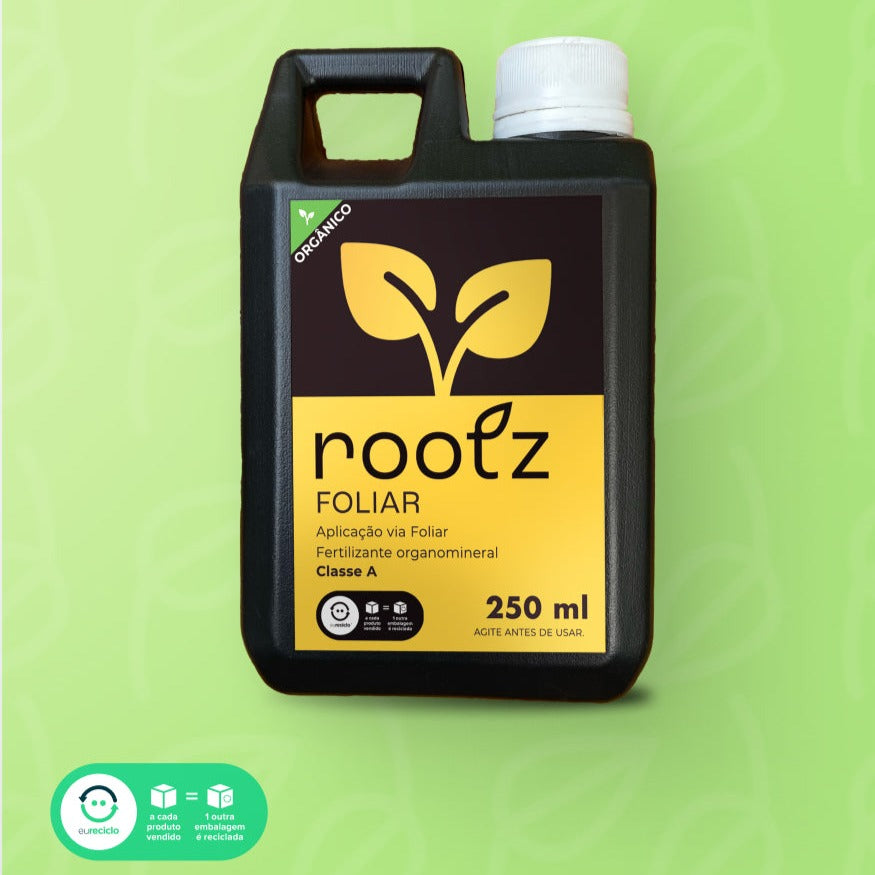 Rootz Foliar - 250ml - Fertilizante Orgânico - Líquido Concentrado