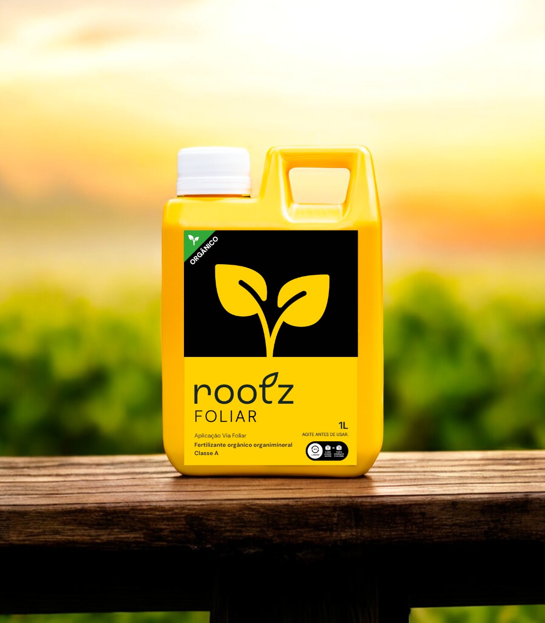 Rootz Foliar - 1 Litro - Fertilizante Orgânico Líquido Concentrado