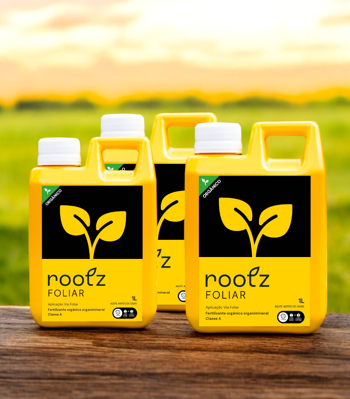 Rootz Foliar - 1 Litro - Fertilizante Orgânico Líquido Concentrado