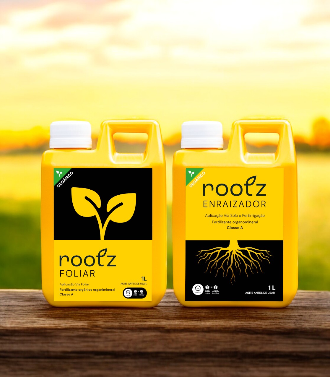 Rootz Foliar - 1 Litro - Fertilizante Orgânico Líquido Concentrado