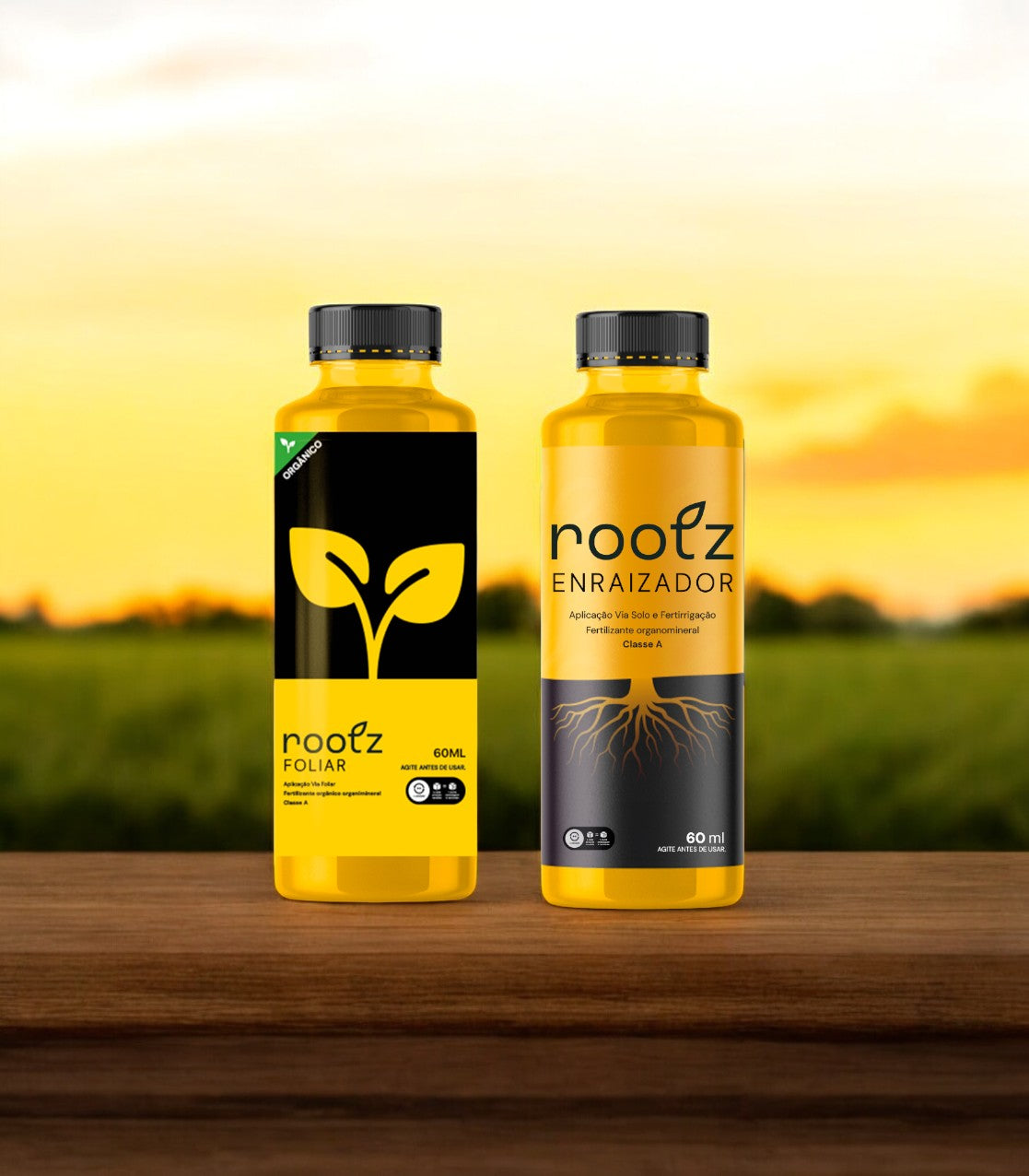 Rootz Foliar - 60ml - Fertilizante Orgânico para Plantas e Culturas